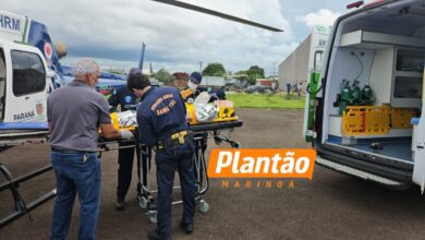 Fotos de Adolescente de 17 anos fica gravemente ferido após colisão entre moto e caminhonete; COM VÍDEO