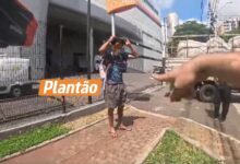 Fotos de Agente da Semob persegue e prende ladrão em Maringá; veja o vídeo