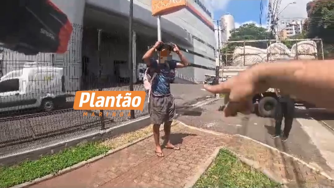 Agente da Semob persegue e prende ladrão em Maringá; veja o vídeo Foto 1 Fotos de Agente da Semob persegue e prende ladrão em Maringá; veja o vídeo