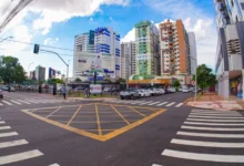 Fotos de Após 23 acidentes, cruzamento conhecido por acidentes ganha semáforos em Maringá