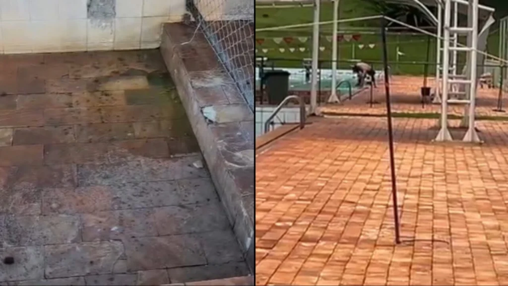 Após invasões e fezes na piscina, Prefeitura anuncia reforço na segurança da Vila Olímpica de Maringá; vídeo Foto 1 Fotos de Após invasões e fezes na piscina, Prefeitura anuncia reforço na segurança da Vila Olímpica de Maringá; vídeo