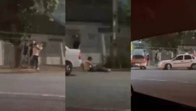 Fotos de Briga generalizada é registrada próximo à rodoviária de Maringá; vídeo