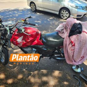 Fotos de Câmera flagra acidente que deixou motociclista inconsciente em Maringá