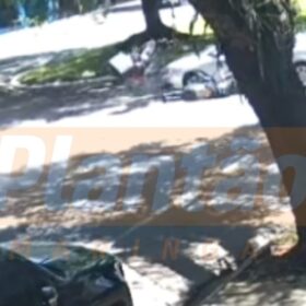 Fotos de Câmera flagra acidente que deixou motociclista inconsciente em Maringá