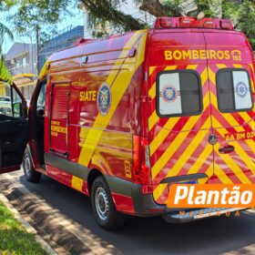 Fotos de Câmera flagra acidente que deixou motociclista inconsciente em Maringá