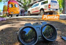 Fotos de Câmera flagra acidente que deixou motociclista inconsciente em Maringá