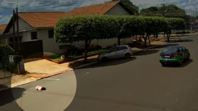 Fotos de Câmera flagra criança sendo atropelada na região de Maringá; imagens chocantes
