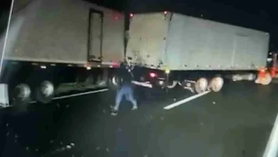 Fotos de Câmera registra roubo de caminhão antes de acidente no Paraná com seis mortos