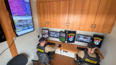 Fotos de Câmeras de vigilância estão sendo instaladas em Maringá e são confundidas com radares de velocidade