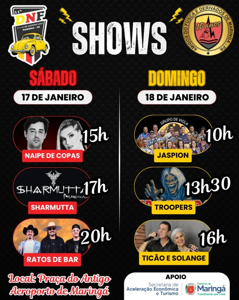 Fotos de Caravanas que vão participar da exposição de carros antigos em Maringá já estão na estrada