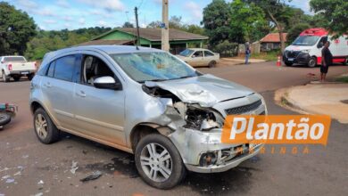 Fotos de Carro invade preferencial e deixa motociclista com ferimentos graves em Maringá