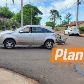 Fotos de Carro invade preferencial e deixa motociclista com ferimentos graves em Maringá