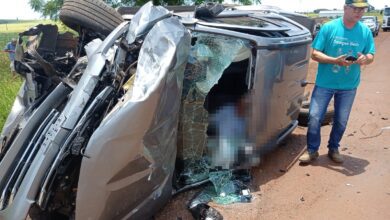 Fotos de Colisão frontal na BR-369 deixa dois motoristas em estado grave na região de Maringá; vídeo