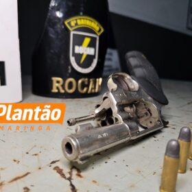 Dupla armada é detida após roubo de moto em Maringá Foto 3 Fotos de Dupla armada é detida após roubo de moto em Maringá