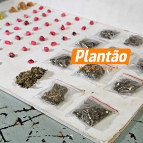 Fotos de GCM prende homem e apreende adolescente por tráfico de drogas em Sarandi