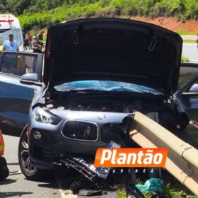 Fotos de Guard-rail atravessa BMW com família de Maringá e criança de 5 anos morre em grave acidente na BR-376