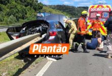 Fotos de Guard-rail atravessa BMW com família de Maringá e criança de 5 anos morre em grave acidente na BR-376