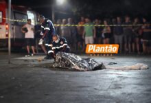 Fotos de Homem é executado a tiros dentro de bar na noite deste domingo; crime foi registrado por câmeras