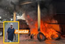 Fotos de Homem é preso na região por incêndio criminoso em borracharia às margens da PR-317; vídeo