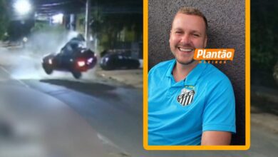 Fotos de Imagens de câmera de segurança registram acidente que matou jovem na madrugada desta quinta-feira em Sarandi