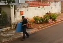 Fotos de Imagens mostram ação de ladrão durante furto em Sarandi