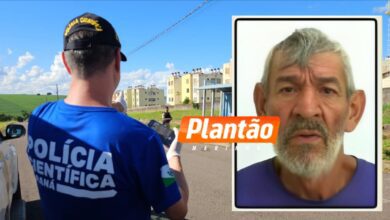 Fotos de IML de Maringá pede ajuda para localizar familiares de idoso encontrado morto em ponto de ônibus