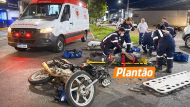 Fotos de Motorista avança preferencial e deixa motociclista entre a vida e a morte em Maringá