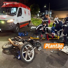 Fotos de Motorista avança preferencial e deixa motociclista entre a vida e a morte em Maringá