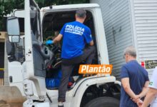 Fotos de Motorista de caminhão desaparecido é achado morto na cabine do veículo em Maringá