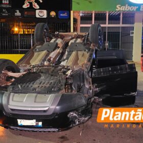 Fotos de Celular da vítima aciona polícia automaticamente após acidente fatal em Sarandi; o condutor foi encontrado morto ao lado do veículo