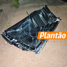 Fotos de Celular da vítima aciona polícia automaticamente após acidente fatal em Sarandi; o condutor foi encontrado morto ao lado do veículo