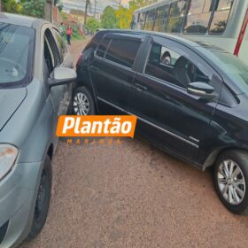 Fotos de Ônibus colide com carro, arrasta veículo e atinge outro automóvel em Sarandi