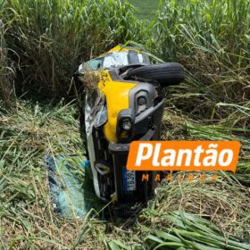 PM é resgatado de helicóptero e encaminhado a hospital de Maringá após acidente com duas viaturas; vídeo Foto 1 Fotos de PM é resgatado de helicóptero e encaminhado a hospital de Maringá após acidente com duas viaturas; vídeo