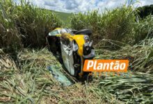 Fotos de PM é resgatado de helicóptero e encaminhado a hospital de Maringá após acidente com duas viaturas; vídeo