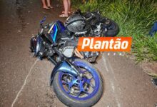 Fotos de Colisão entre duas motos deixa três feridos em Maringá