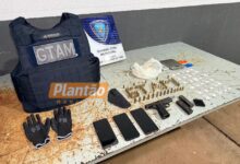 Fotos de Suspeito de tráfico e homicídio é preso com drogas e pistola 9mm em Sarandi