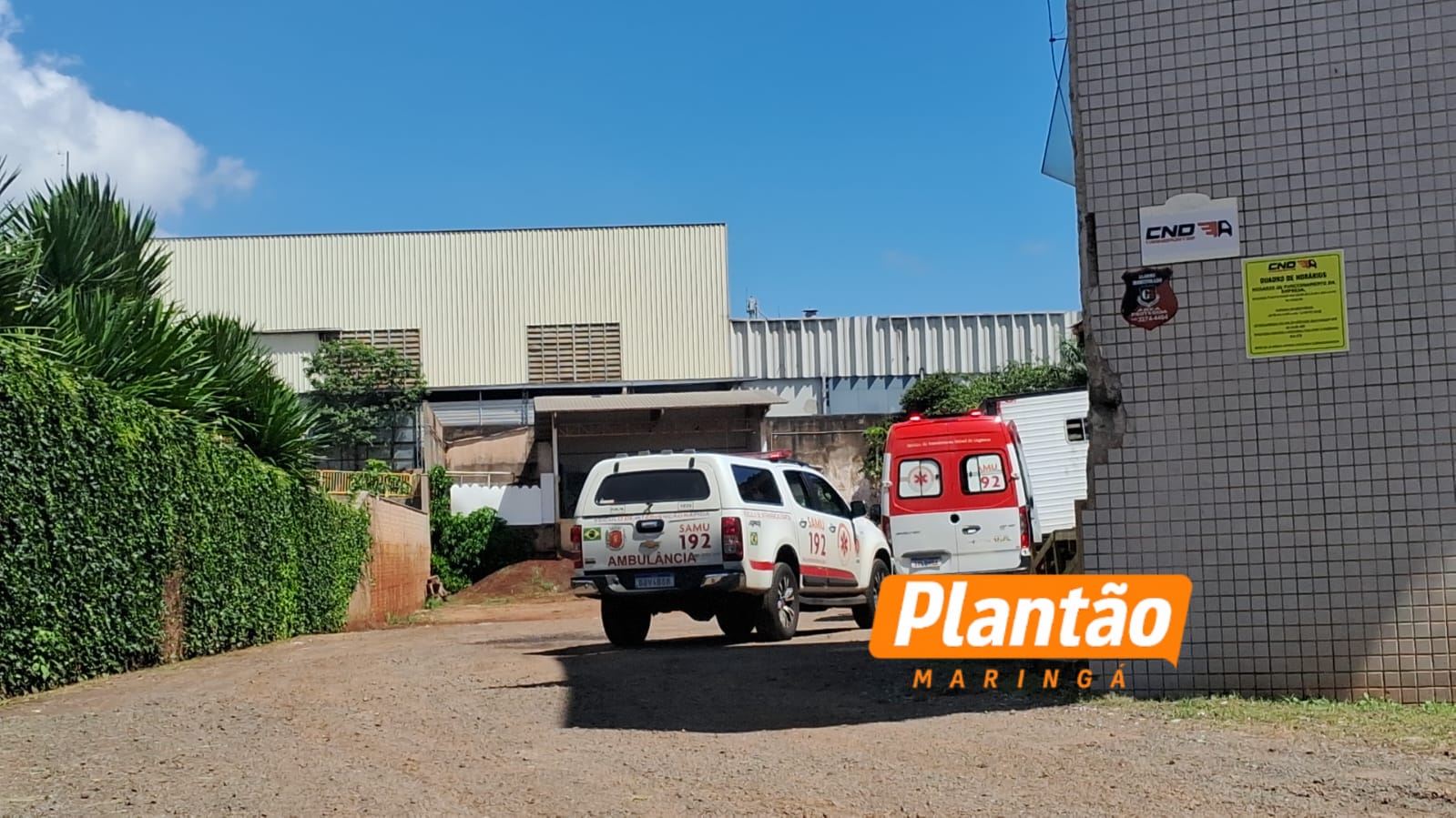 Fotos de Trabalhador fica gravemente ferido após acidente de trabalho em Maringá