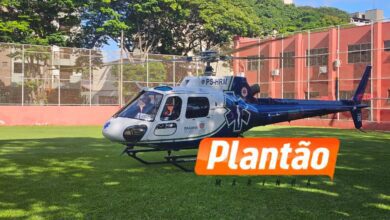 Fotos de Trabalhador sofre grave acidente com cortador de lenha na região genital e é encaminhado de helicóptero a Maringá