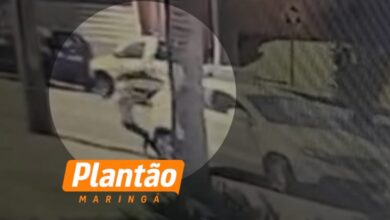 Fotos de Mulher é atropelada na calçada e motorista foge sem prestar socorro em Maringá