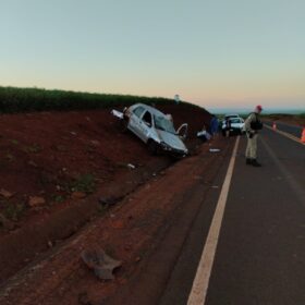 Fotos de Homem de 57 anos morre após capotamento e corpo é encaminhado ao IML de Maringá