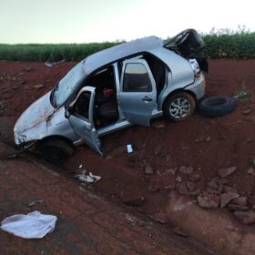 Fotos de Homem de 57 anos morre após capotamento e corpo é encaminhado ao IML de Maringá