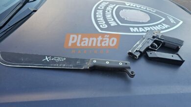 Fotos de Ação da GCM de Maringá prende dois suspeitos de roubo ocorrido em Sarandi