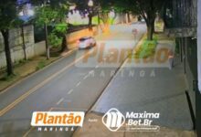 Fotos de Após furtarem veículo, suspeitos capotam carro durante fuga em Maringá