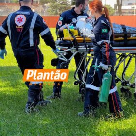 Fotos de Barra de metal cai durante obra e deixa trabalhador em estado grave em Mandaguari