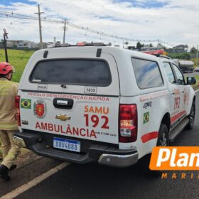 Fotos de Carro capota, estepe atinge outro veículo e mulher fica ferida entre Maringá e Mandaguaçu