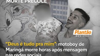Fotos de “Deus é tudo pra mim”: motoboy de Maringá morre horas após mensagem nas redes sociais