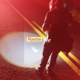 Fotos de Dois jovens são executados a tiros em possível emboscada na PR-458; os corpos foram encaminhados ao IML de Maringá 