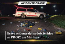 Fotos de Grave acidente deixa dois feridos na PR-317, em Maringá