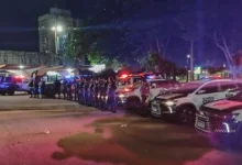 Fotos de Guarda Municipal usa spray de pimenta para controlar tumulto durante carnaval em Maringá