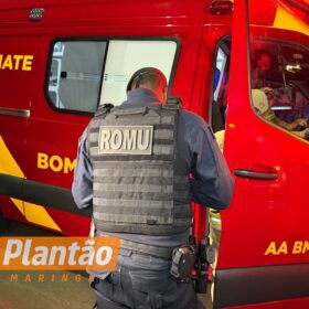 Fotos de Homem é baleado após ameaçar agentes da GCM com facão em Maringá